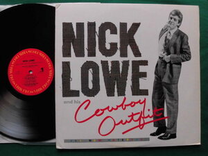 Nick Lowe/Nick Lowe and His Cowboy Outfit 　ブリティッシュ・パブ・ロック　1984年USオリジナル