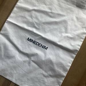 野口強 MINEDENIM マインデニム 直営店 MINED 限定 ノベルティ 非売品 布製 エコバッグ 白 ホワイト 新品