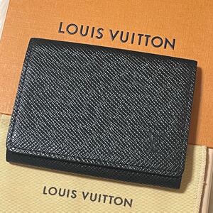 ■1円～■LOUIS VUITTON ルイヴィトン タイガ 名刺入れ カードケース カード入れ 極美品 未使用レベル品 保管品 BOX付き