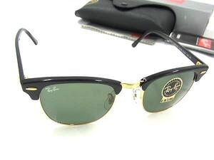 1円 ■新品■未使用■ Ray-Ban レイバン RB3016 CLUBMASTER W0365 サングラス 眼鏡 メガネ メンズ レディース ブラック系 FJ3684