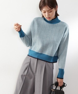 「N.（N. Natural Beauty Basic）」 長袖ニット MEDIUM ブルー レディース