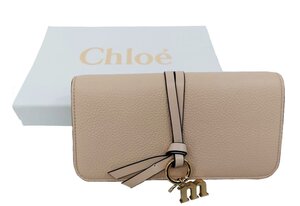 未使用品！Chloe【クロエ】ALPHABET ロング フラップ ウォレット レディース 長財布 アルファベットチャーム付き （4725）