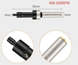 小型エッジファインダー　シャンクφ6mm　小型CNC　ER11に最適