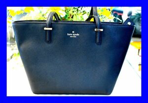 ○美品 ケイトスペード kate spade シダーストリート トートバッグ レザー ブラック B0425