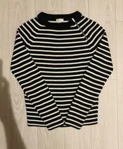 15AW~16SS サンローランパリボーダーニットXS SaintLaurent