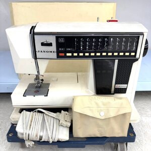 桐生店【中古品】k1-2 JANOME ジャノメ MEMORIA メモリア モデル 5002 家庭用ミシン フットペダル、ケース付き ※動作確認済