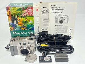 Canon キャノン Power Shot G2 パワーショットG2　PC1015 コンパクトデジタルカメラ コンデジ 説明書 フラッシュカード 他 付属品あり