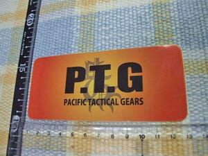 旧ドランクレイジー/P.T.G/PACIFIC TACTICAL GEARS/ステッカー/シール/小　※ レア物商会・健美堂でも大量出品中！