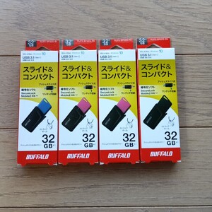 BUffalo USBメモリ 32GB 4個セット