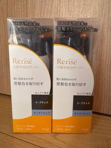 kao/花王 Blaune Rerize ブローネ リライズ 白髪用髪色サーバー リ・ブラック ~まとまり仕上げ~　2本 新品未開封品