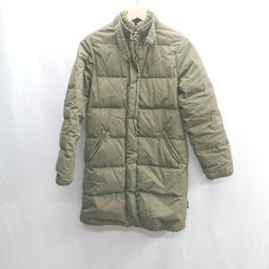 ■ ⊇ Ventile 長袖 ダウンジャケット サイズF カーキ レディース E