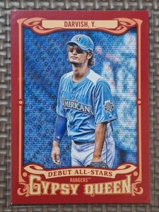 2014 Topps Gypsy Queen #AS-YD YU DARVISH Debut All-Stars Texas Rangers Hokkaido Nippon Ham Fighters