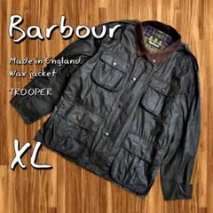 Barbourバブアー90s英国製TROOPERオイルドジャケット XLカーキ