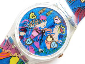 未使用電池交換済 スウォッチ レギュラーモデル Swatch 1996年 ロミオとジュリエット ROMEO AND JULIET 品番GN162