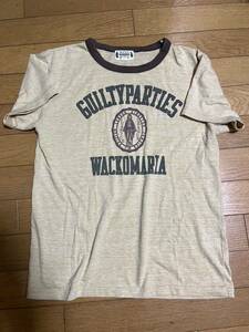 初期　WACKO MARIAワコマリリンガーマリアTシャツ　Sサイズ　イエロー