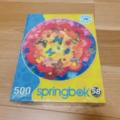 500ピース ジグソーパズル Springbok ラウンド カラフルブルーム