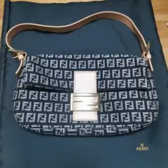 【美品】FENDI（フェンディ）マンマバケット　ズッキーノ