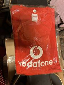 【希少品】Vodafone ボーダフォン Tシャツ レッド LLサイズ