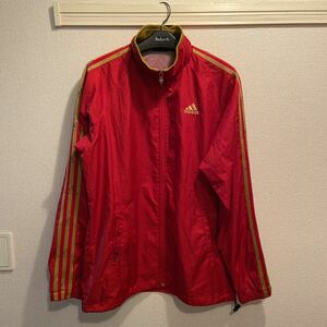 adidas ナイロンジャケット L