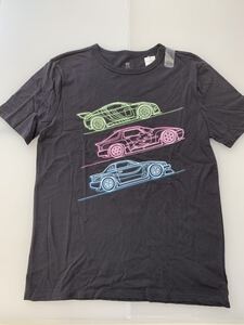 ■ＧＡＰ■新品■160■ギャップ■人気Ｔシャツ■スポーツカー■ＵＳＡ■グレー■レーシングカー■6.2-1