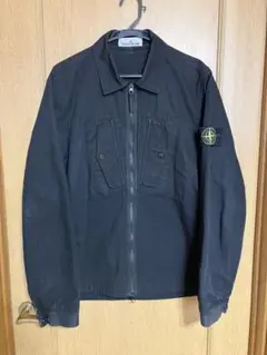 【M】STONE ISLAND リップストップコットンオーバーシャツ