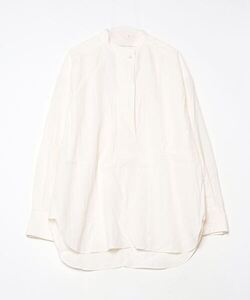 「STUDIO NICHOLSON」 HALF PLACKET 長袖チュニック 1 ベージュ レディース