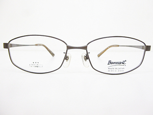 ∞【デッドストック】Bannarit バナリット 眼鏡 メガネフレーム GD-6010 53[]16-140 メタル チタン フルリム ブラウン 日本製 □H8