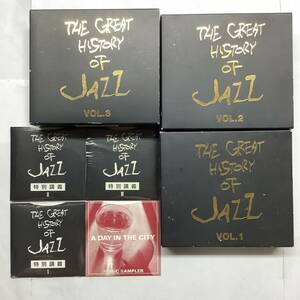 THE GREAT HISTORY OF JAZZ1~3 油井正一児山紀芳氏と特別講義 A DAY IN THE CITY CD 付