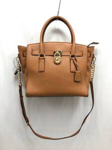 MICHAEL KORS レザー 2way ハンドバッグ ショルダーバッグ ブラウン マイケルコース SS-287727