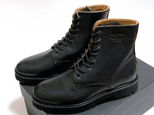 G.H.BASS SANFORD Plain Toe Boots サンフォード プレーントゥブーツ US7(25cm) ブラックレザー ワークブーツ エクストラライトソール