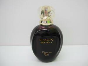 889 ブランド祭 香水祭 クリスチャンディオール プワゾン 100ml 使用品 自宅保管品 Christian Dior POISON オードトワレ 現状品