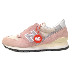 New Balance ニューバランス スエード ローカット スニーカー ピンク US7.5/25.5cm U996TA