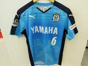 PUMA 920318 ジュビロ磐田 JUBILO 2015 ホーム ユニフォーム NO.6 田中裕人 プーマ◆3110/宮竹バザール店