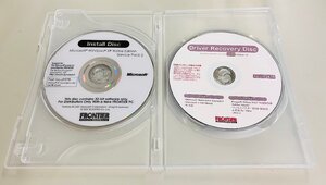 2YXS631★現状品★フロンティアFRONTIER インストール Microsoft Windows XP Home Edition SP2（32bit）& ドライバーリカバリー