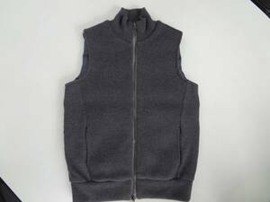 Junhashimoto ジュンハシモト　BACK DOWN KNIT VEST　ダウン　ニット　ベスト　GREY　グレイ　サイズ4