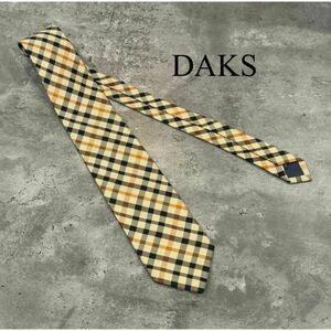 『DAKS』ダックス チェック柄ネクタイ