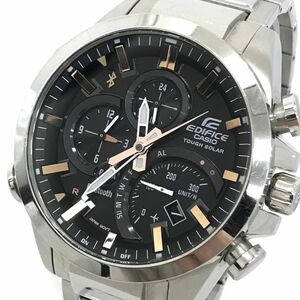 CASIO カシオ EDIFICE エディフィス 腕時計 EQB-500D-1A2 電波ソーラー タフソーラー クロノグラフ Bluetooth ブラック 動作確認済み