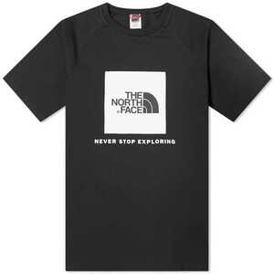 THE NORTH FACE ボックスロゴ 半袖 Tシャツ ザ ・ ノースフェイス ラグラン レッドボックス redbox t-shirt サイズ M 新品 未使用 送料込