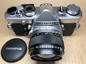 OLYMPUS OM-1 シルバー[2] オリンパス フィルムカメラ MF一眼レフ　OM-SYSTEM G.ZUIKO AUTO-S 50mm f1.4 単焦点レンズ