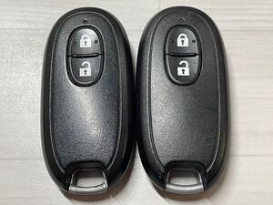 ★匿名送料無料★ スズキ 純正 スマートキー 2ボタン 2個セット 007YUUL0212 G8D-545S-KEY ワゴンR アルトラパン MH23S パレット キーレス 