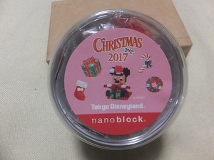 絶版　未開封未使用　TOKYO Disney RESORT ナノブロック　ミッキーマウス　CHRISTMAS 2017
