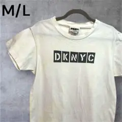 DKNY ディーケーエヌワイ ホワイト Tシャツ ロゴプリント 半袖