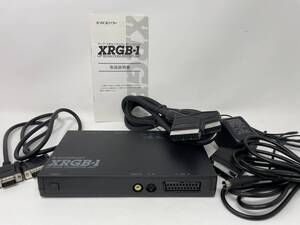 マイコンソフト アップスキャンコンバーターユニット XRGB-1 電波新聞社 15KHzをVGAにアップスキャン X68000 PC-8801 レトロPC ゲーム機に