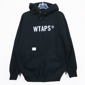 WTAPS ダブルタップス 24SS SIGN/HOODY/COTTON.TSSC 241ATDT-CSM02 サイン フーディー コットン パーカー トップス ブラック Janz