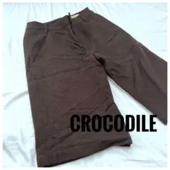 CROCODILE ハーフパンツ　ワニ　クロコダイル秋冬