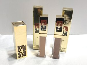 ■【YS-1】 イヴサンローラン YSL 口紅 グロス 3点セット まとめ ■ ルージュ ピュール シャイン 5 グロス ピュール 1 【同梱可能商品】■D