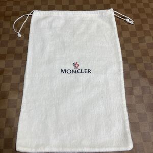 モンクレール　袋 MONCLER 付属品 保存袋 布袋 巾着 1枚 布製 ロゴ ワッペン モンクレール 非売品