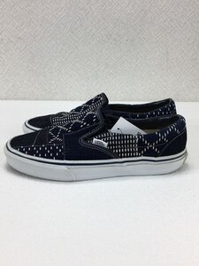 VANS◆Boro Patchwork Slip-on/ローカットスニーカー/26cm/NVY