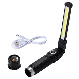 LED 作業灯 ワークライト ハンディライト 懐中電灯 照明 コンパクト マグネット COB USB