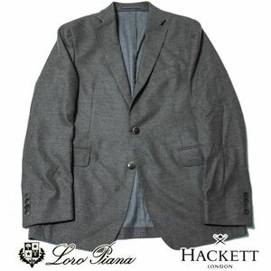 ☆ HL105/42L 新品9.4万 秋冬 HACKETT LONDON ハケットロンドン ロロピアーナ/スイートフェルト アンコンジャケット 本切羽 広見返し